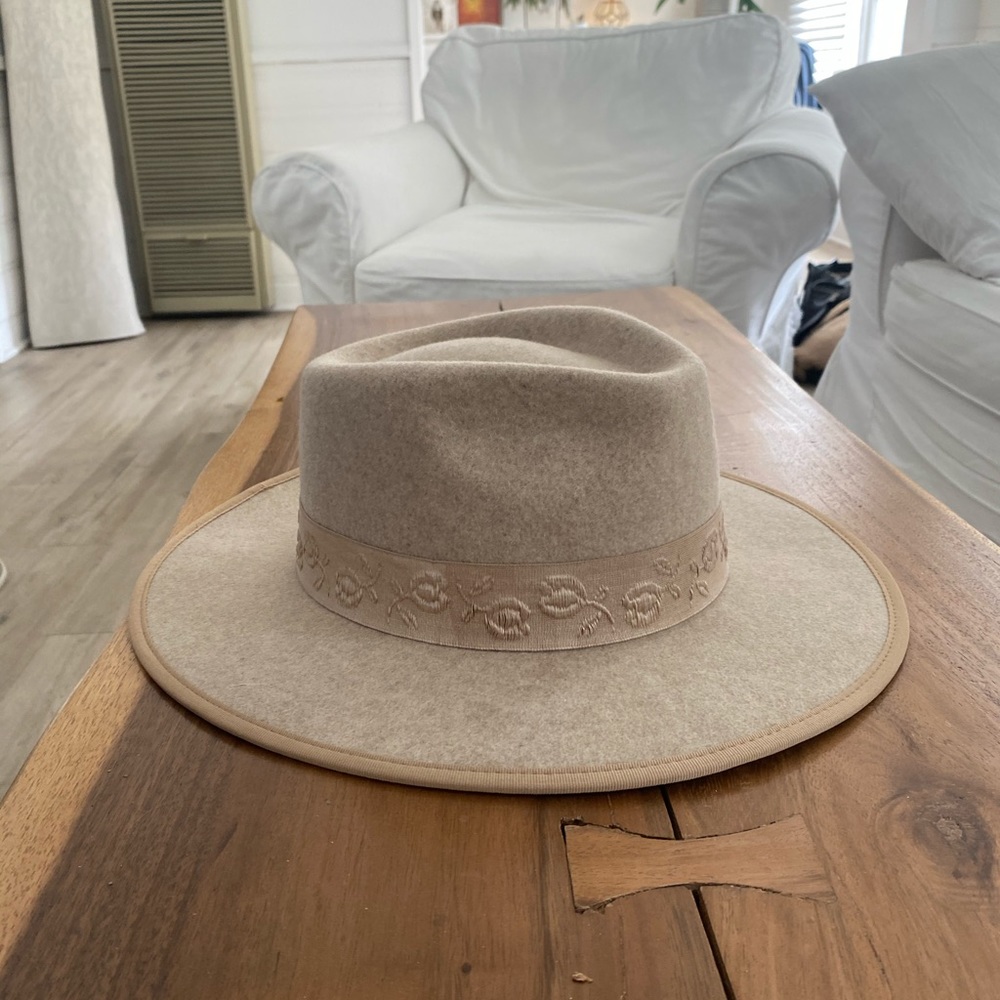 Olive & Pique Flat Brimmed Hat